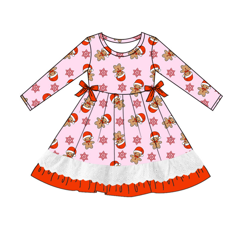 Baby Girls Christmas This the season Knee Length Dresses preorder(MOQ 5)