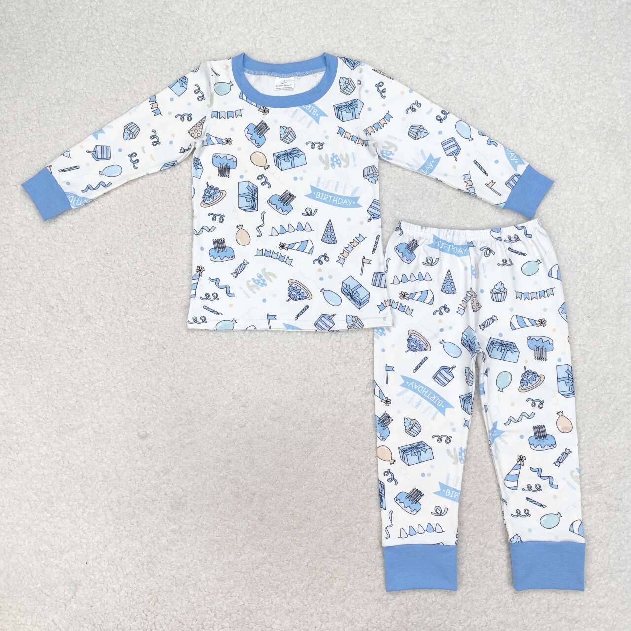 Baby Girls Boys Sibling Birthday Shirt Pants Pajamas Clothes Sets