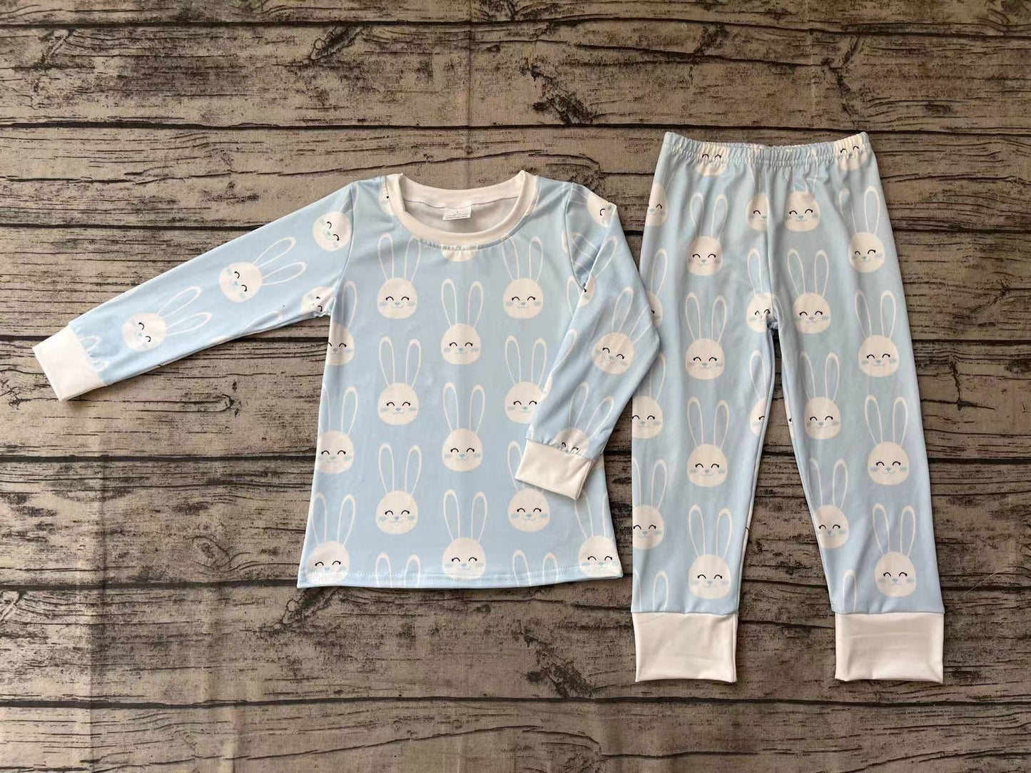 Baby Boys Easter Rabbit Tee Shirt Top Pants Pajamas Clothes Sets