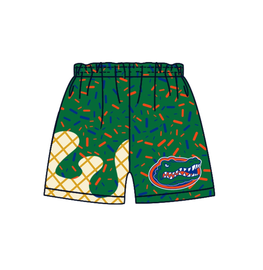 Preorder(moq 5) Baby Boys Crocodile Team Shorts Bottoms