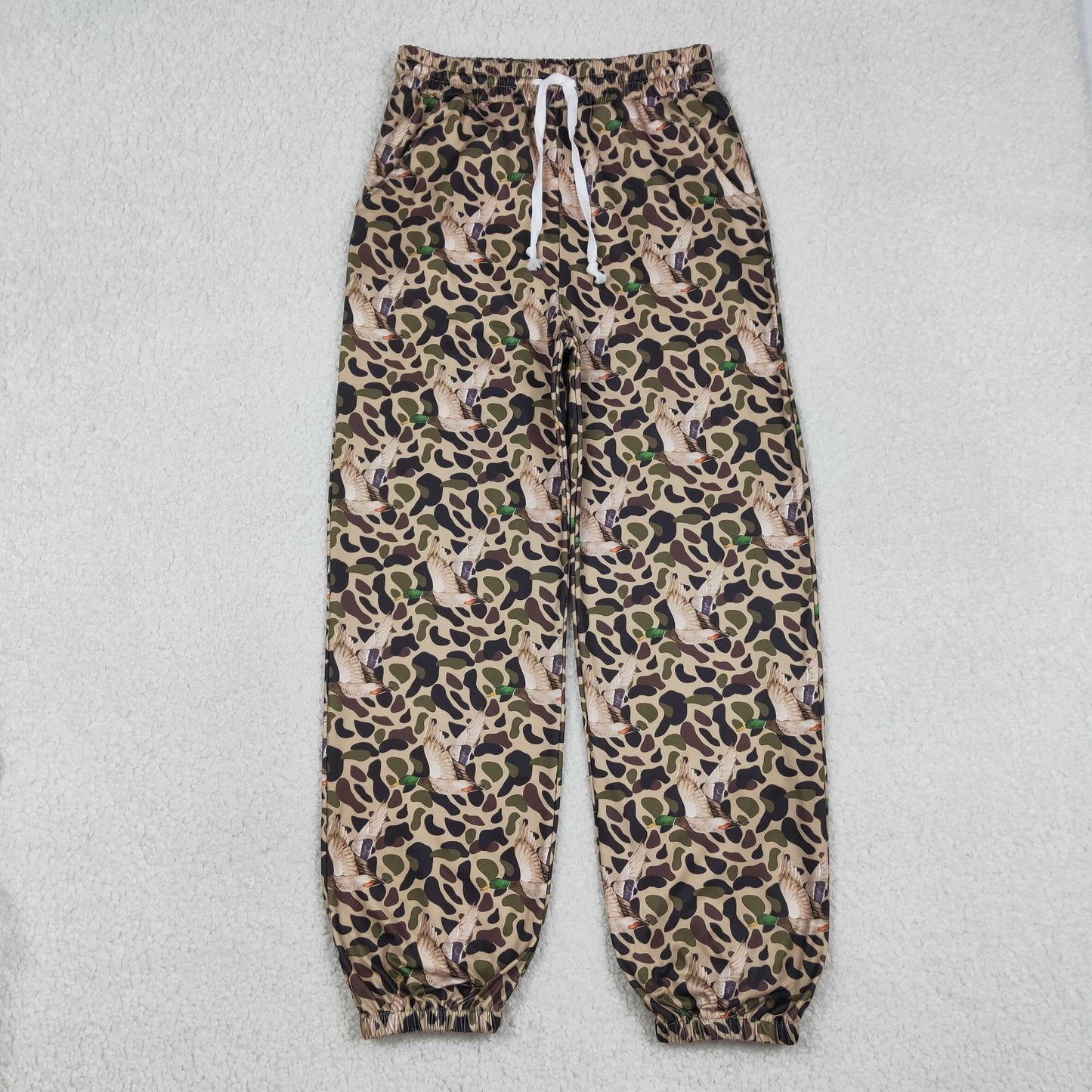 Adult Women Southern Hunting Ducks Camo Pockets Jogger Bottom