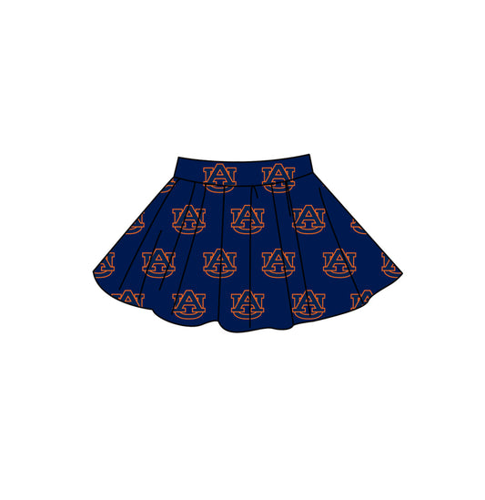 Preorder (moq 5)Baby Girls Navy AU Team Skirt Shorts Bottom