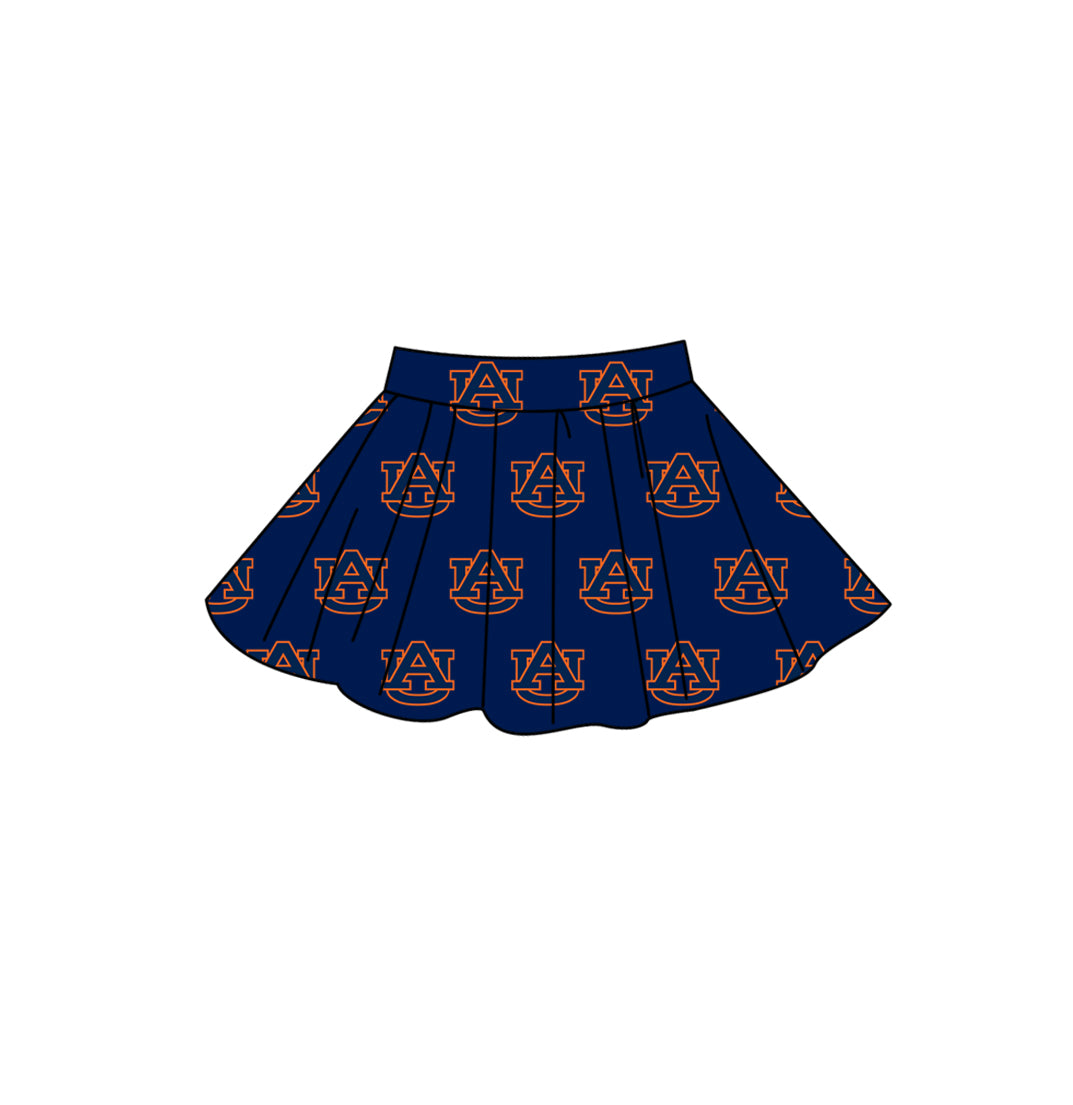 Preorder moq 5 Adult Women Navy AU Team Skirt Shorts Bottom