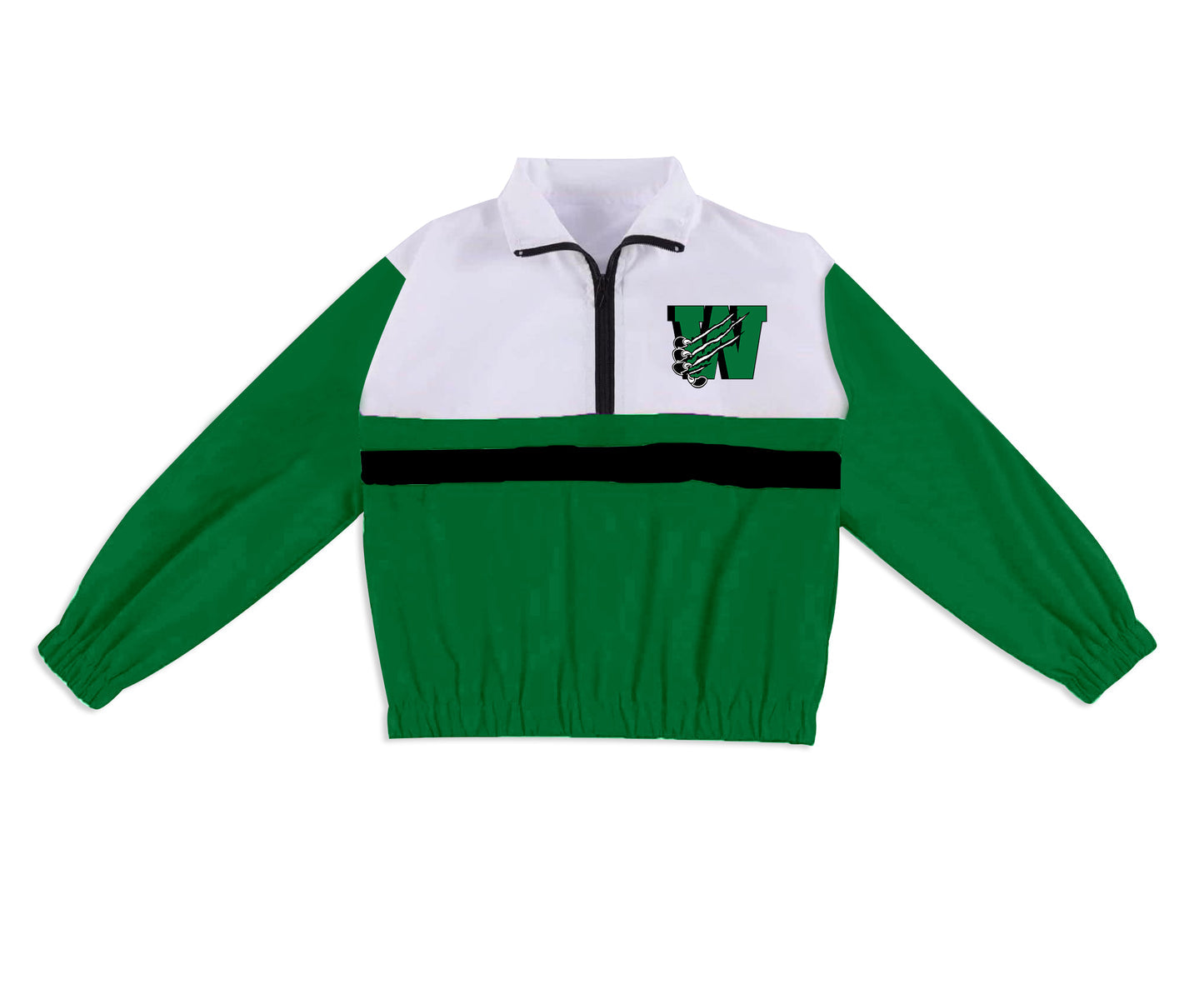 Preorder (moq 5)Baby Boys Long Sleeve Wildcats Team Zip Pullovers Tops