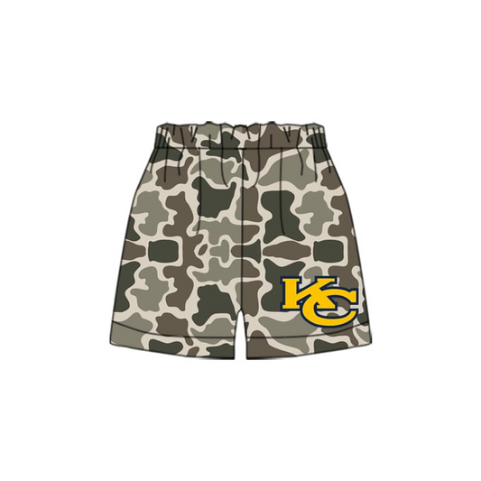 Preorder(moq 5) Baby Boys Camouflage KC Team Sports Shorts