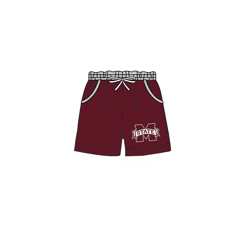 Baby boys M State Team trunks swimsuits preorder(moq 5)