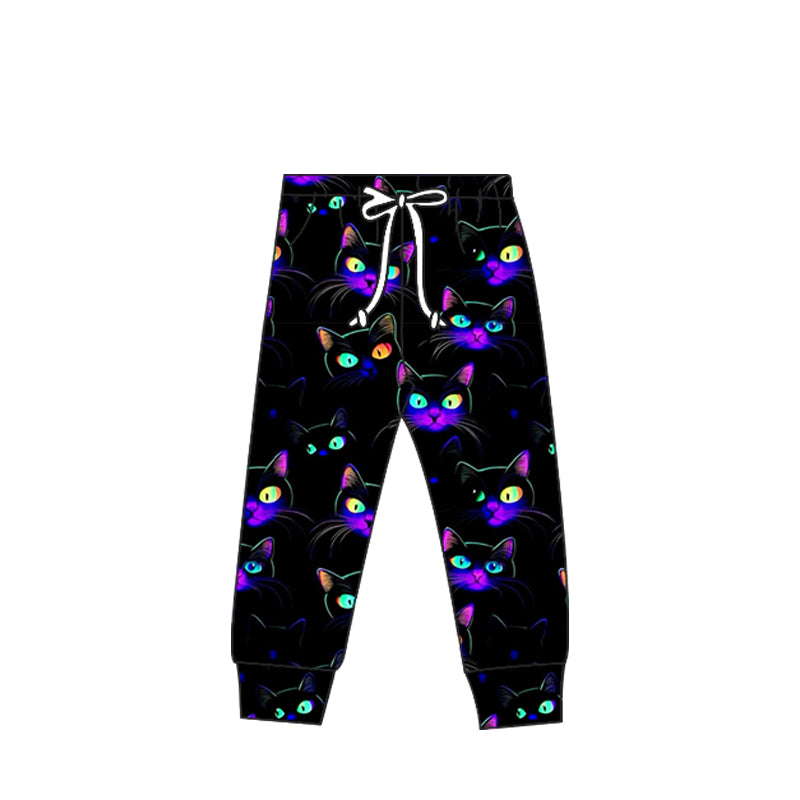 Preorder(moq 5) Baby Kids Halloween Cats Jogger Pants