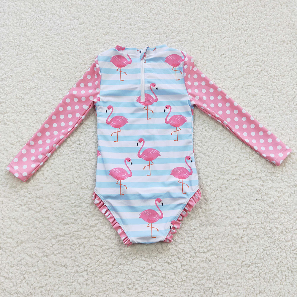 Baby Girls Flamingo One pieces Swimsuits