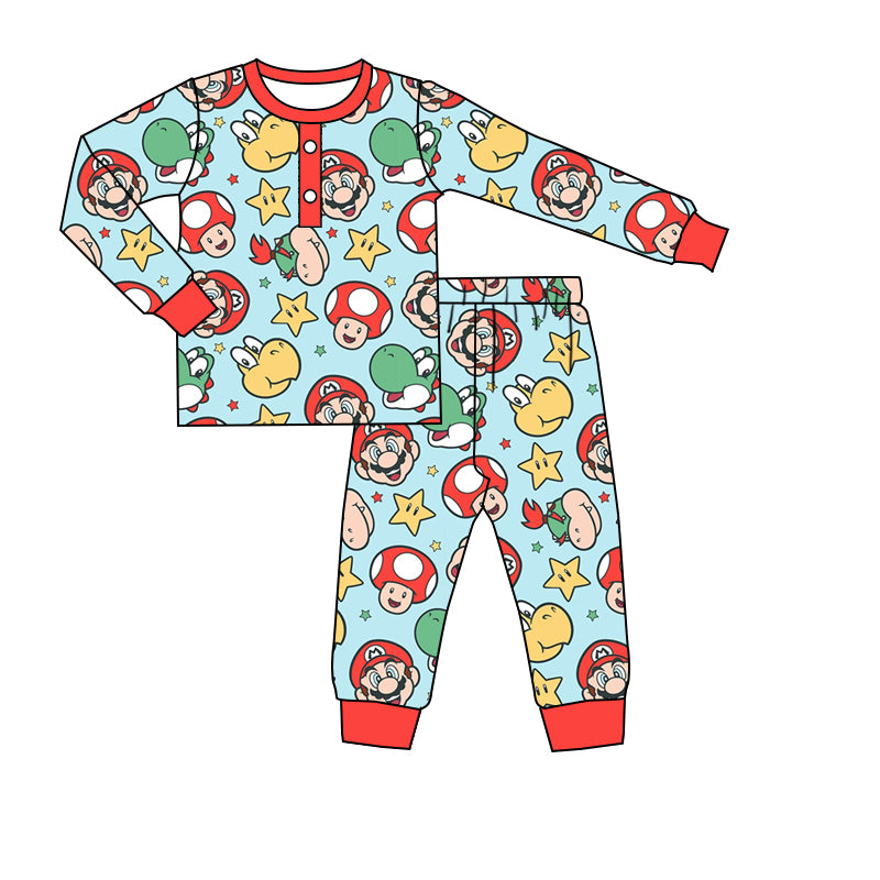 Baby Boys Game Red Pants Clothes Sets preorder(moq 5)