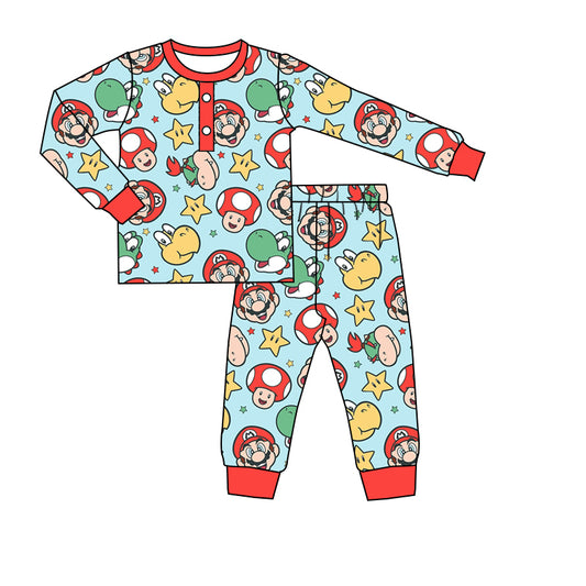 Baby Boys Game Red Pants Clothes Sets preorder(moq 5)