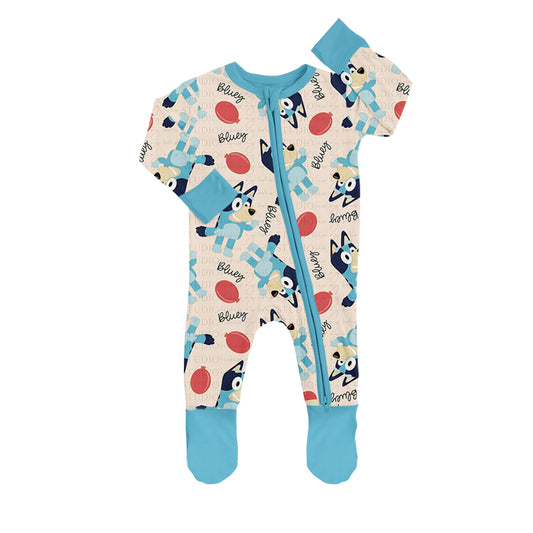 Infant Baby Boys Dogs Balloon Rompers preorder(moq 5)
