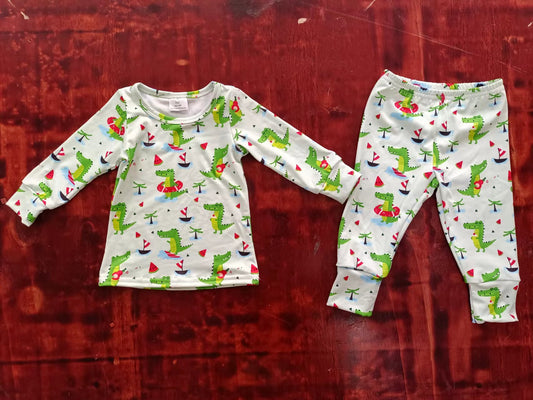 Baby Boys Dinosaur Pajamas Clothes Sets preorder(moq 5)