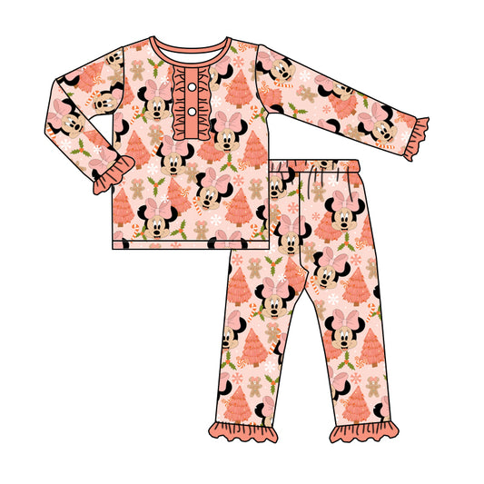 Baby Girls Magical Pink Tee Shirt Pajamas Clothes Sets preorder(moq 5)