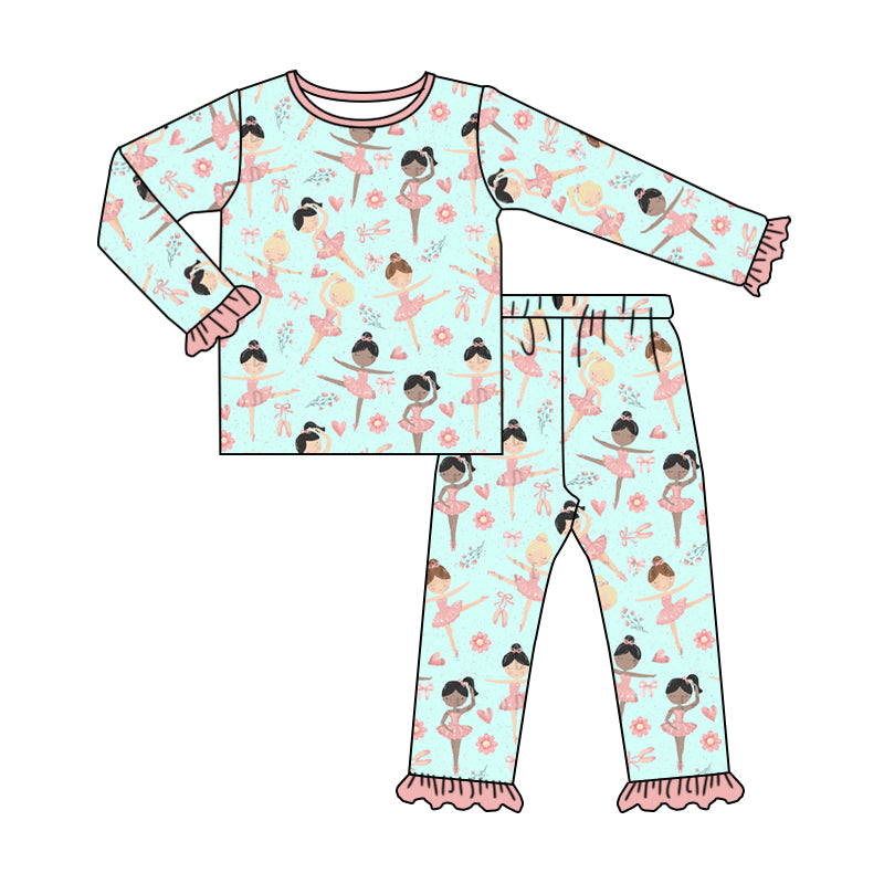 Baby Girls Dance Girl Pajamas Clothing Sets preorder(moq 5)