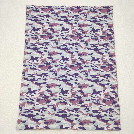 Baby Kids Camo Brown Minky Blankets