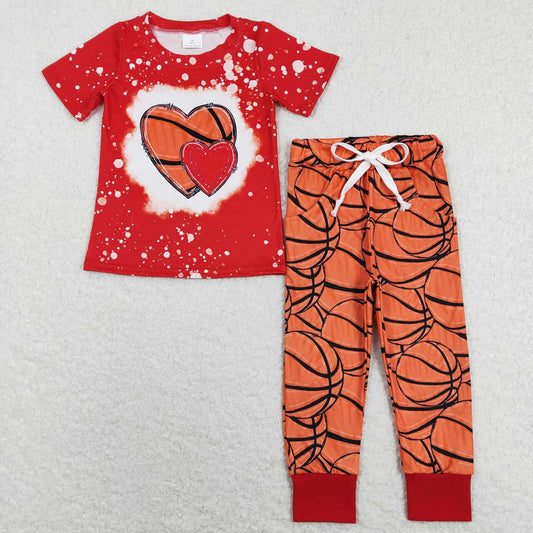 Baby Boys Basketball Tee Top Pants Outfits Clothes Sets