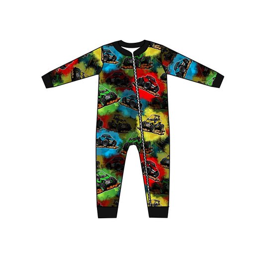 Infant Baby Boys Truck Rompers preorder(moq 5)