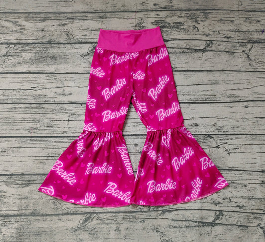 Baby Girls Doll Pink Highwaist Bottom Bell Pants