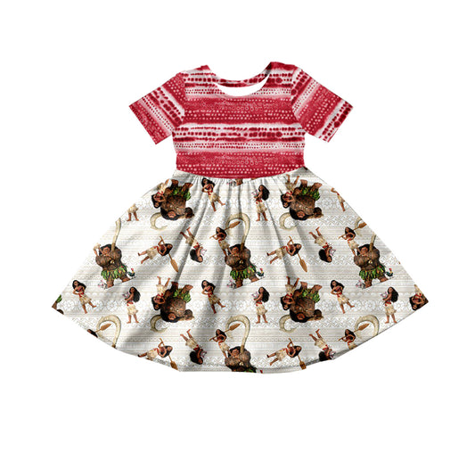 Baby Girls Princess Short Sleeve Knee Length Dresses preorder(moq 5)