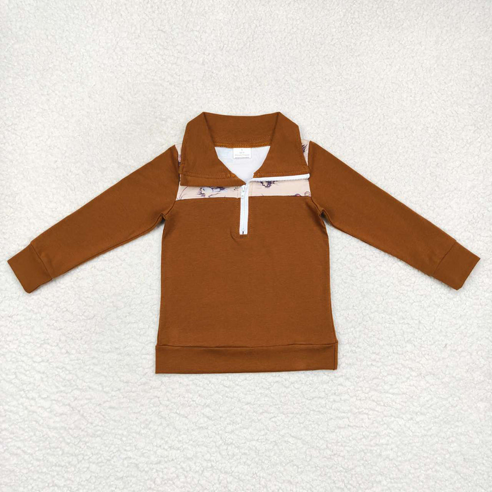 Baby Boys Long Sleeve Duck Pullover Tee Shirts