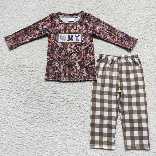 Baby Boys Fall Camo Hunting Pants Clothes Sets