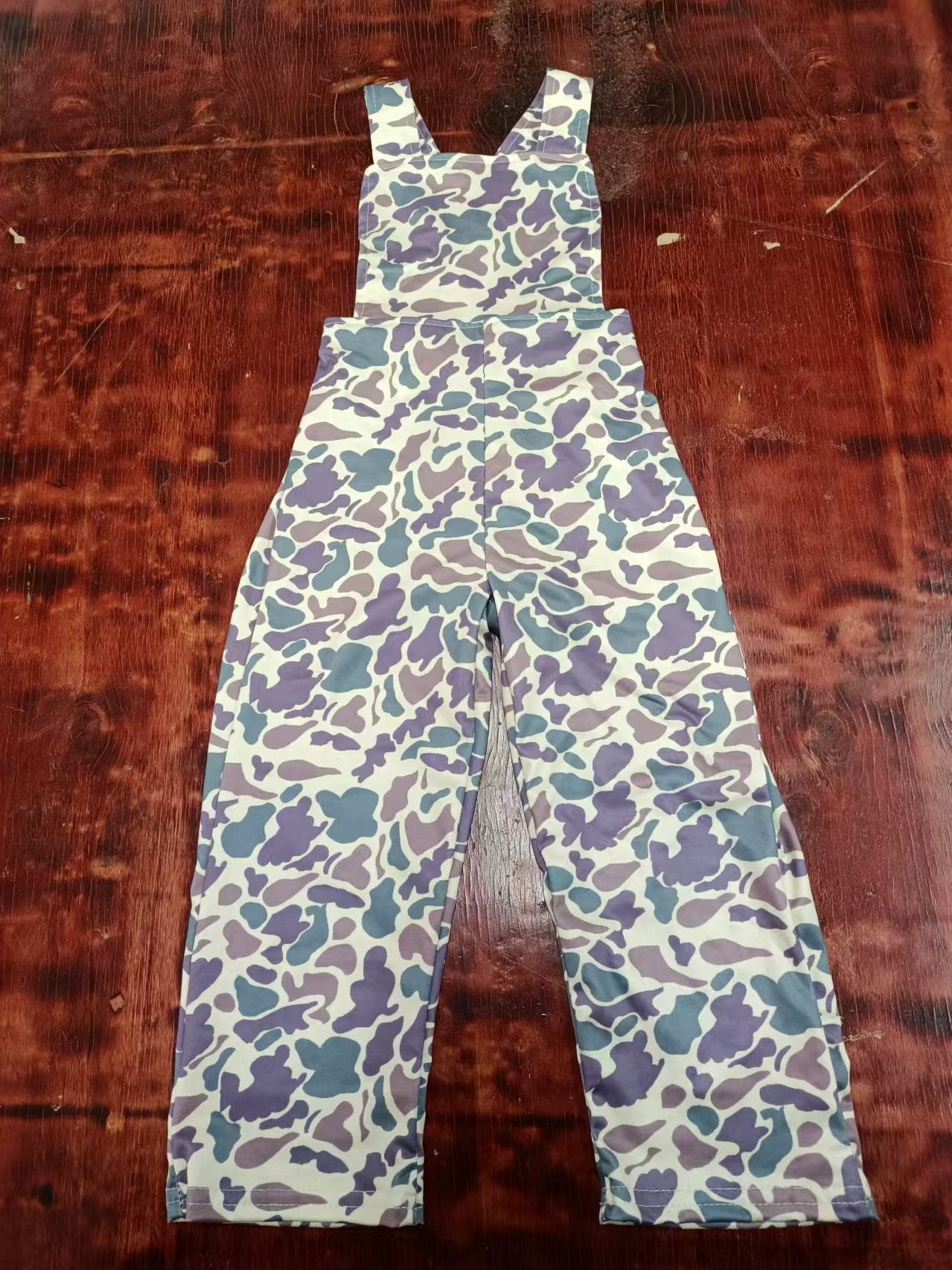 Baby Boys Grey Camo Straps Jumpsuits preorder(MOQ 5)