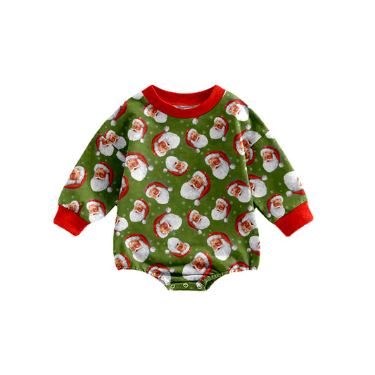 Baby Kids Christmas Santa Long Sleeve Rompers preorder(moq 5)
