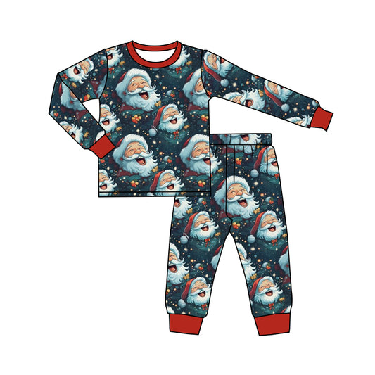 Baby Boys Christmas Santa Pajamas Clothing Sets preorder(moq 5)