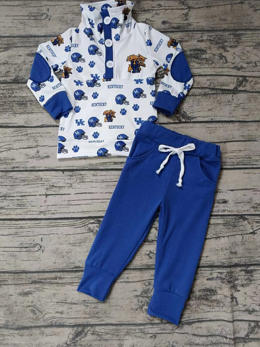 Baby Boys Team UK Tigher Pullover Top Pants Clothing Sets preorder(moq 5)
