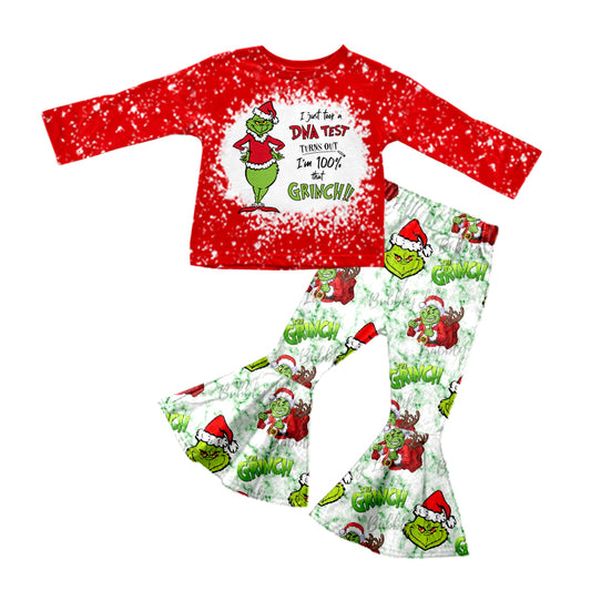 Baby Girls Christmas Frog Bell Pants Clothes Sets preorder(moq 5)