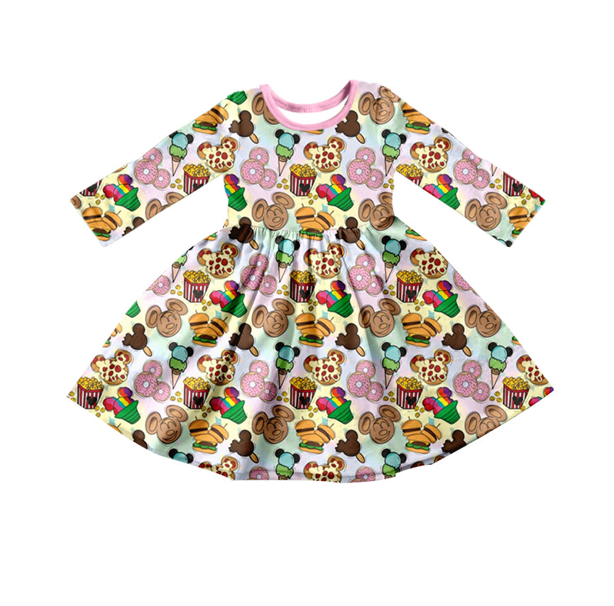 Baby Girls Cartoon Mouse Twirl Dresses preorder(moq 5)