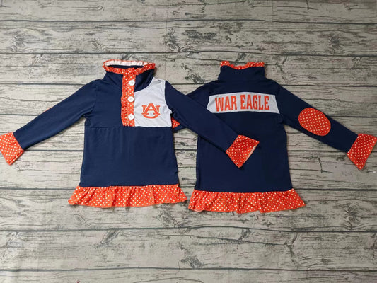 Baby Boys Navy Team AU Long Sleeve Team Pullovers Tops Preorder(moq 5)