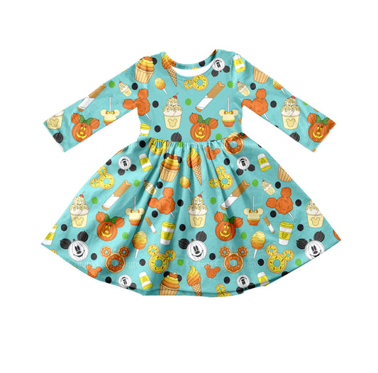 Baby Girls Cartoon Mouse Twirl Dresses preorder(moq 5)