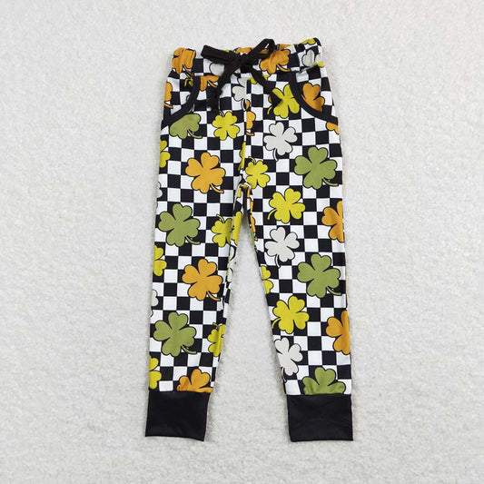 Baby Boys St Patrick Day Quatrefoil Pockets Pants Preorder