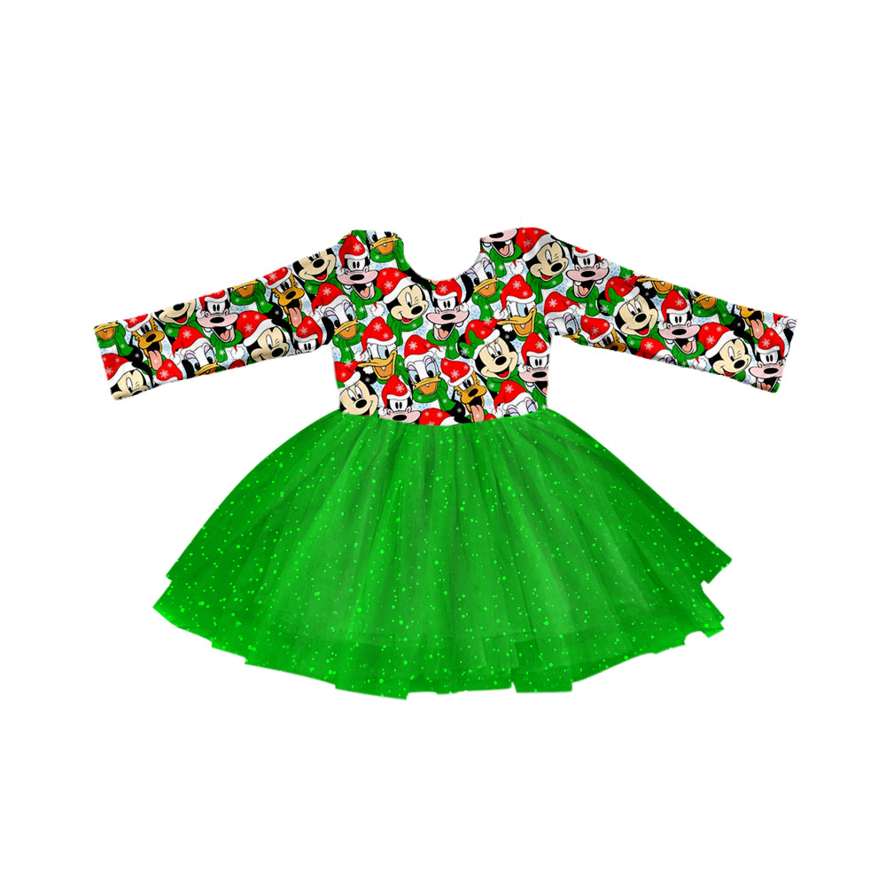 Baby Girls Christmas Duck Friends Tutu Dresses preorder(moq 5)