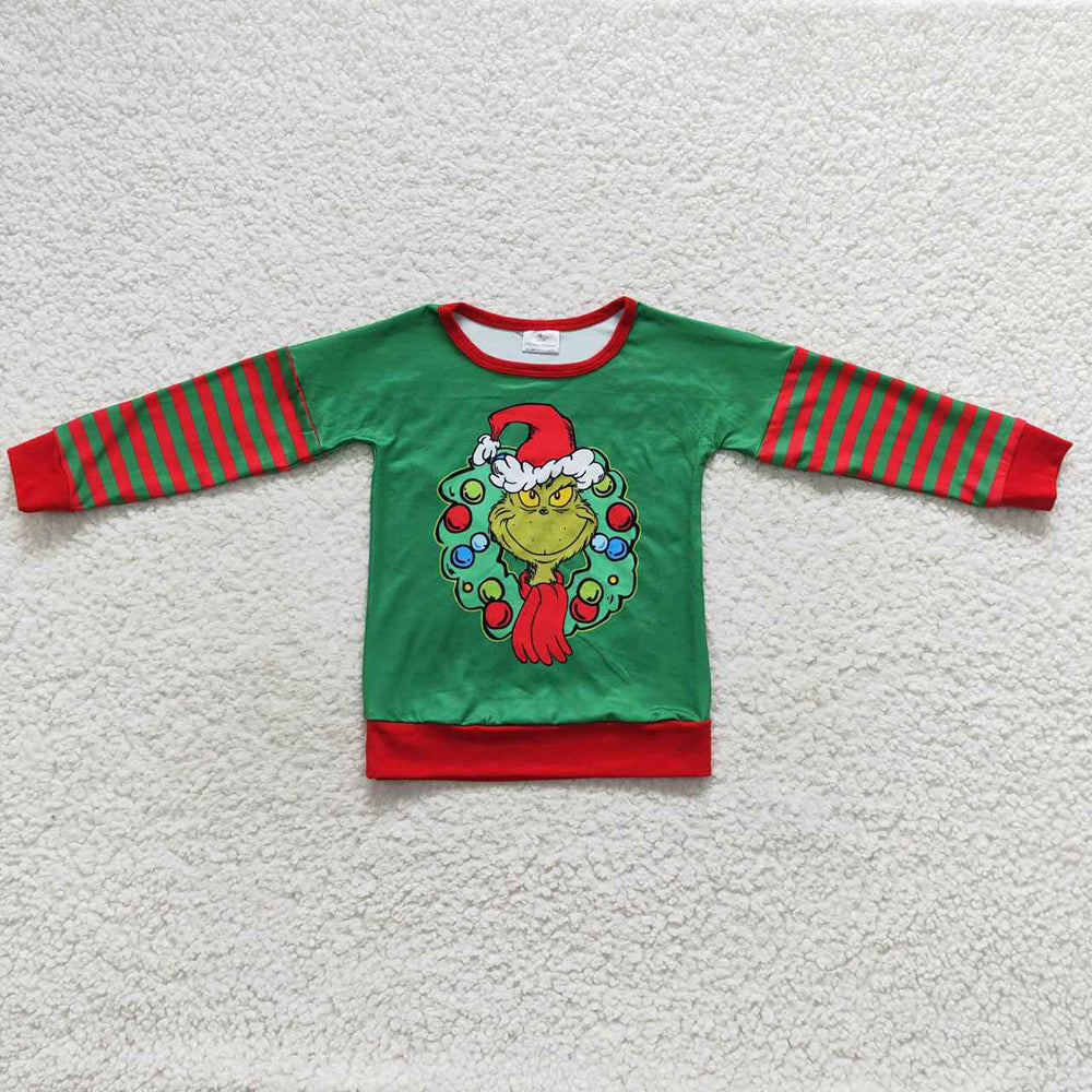 Baby Kids Christmas Frog Tee Shirts Tops