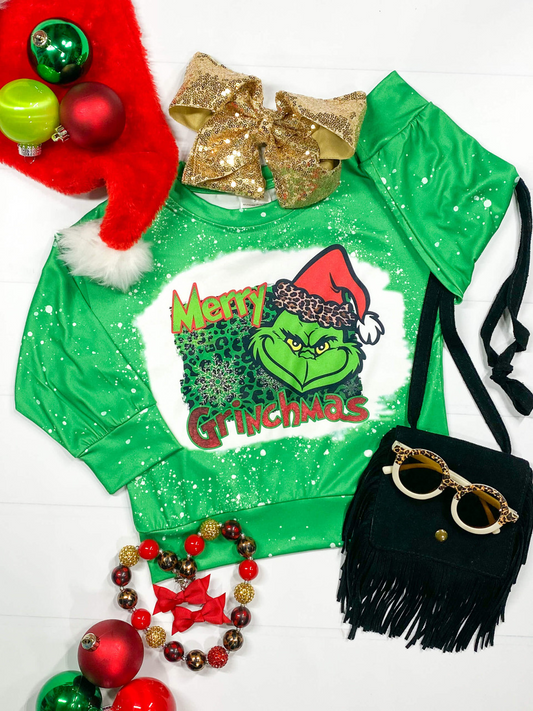Baby Kids Merry Christmas Frog Long Sleeve Shirts Preorder(moq 5)