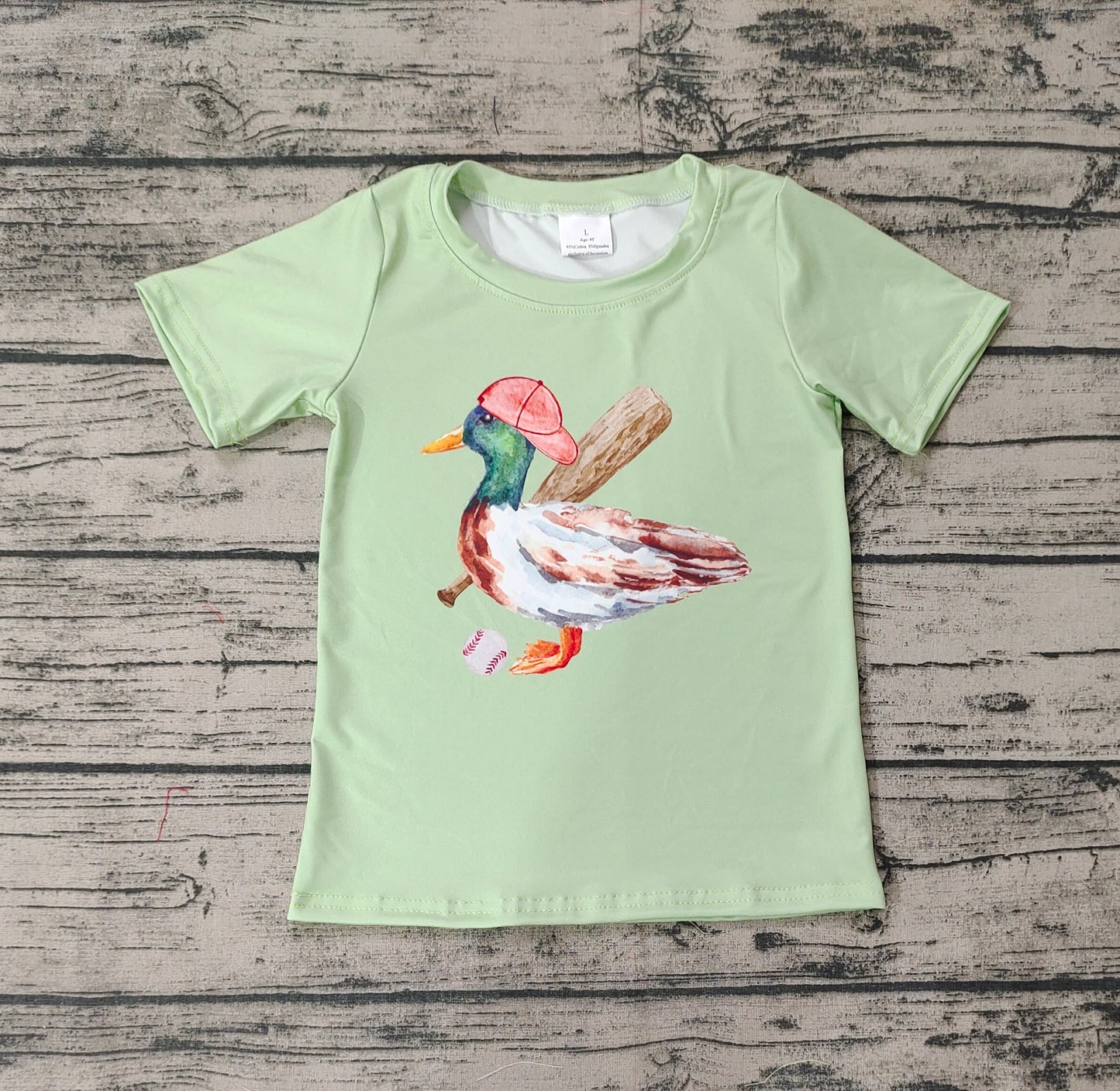 Baby Boys Duck Baseball Short Sleeve Tee Shirts Tops