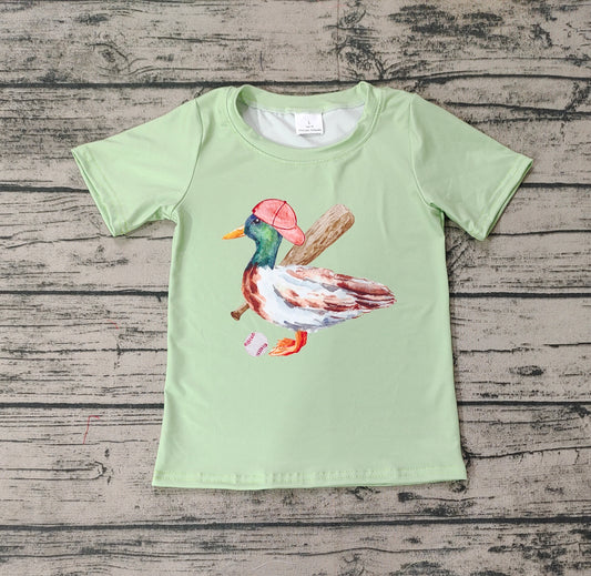 Baby Boys Duck Baseball Short Sleeve Tee Shirts Tops