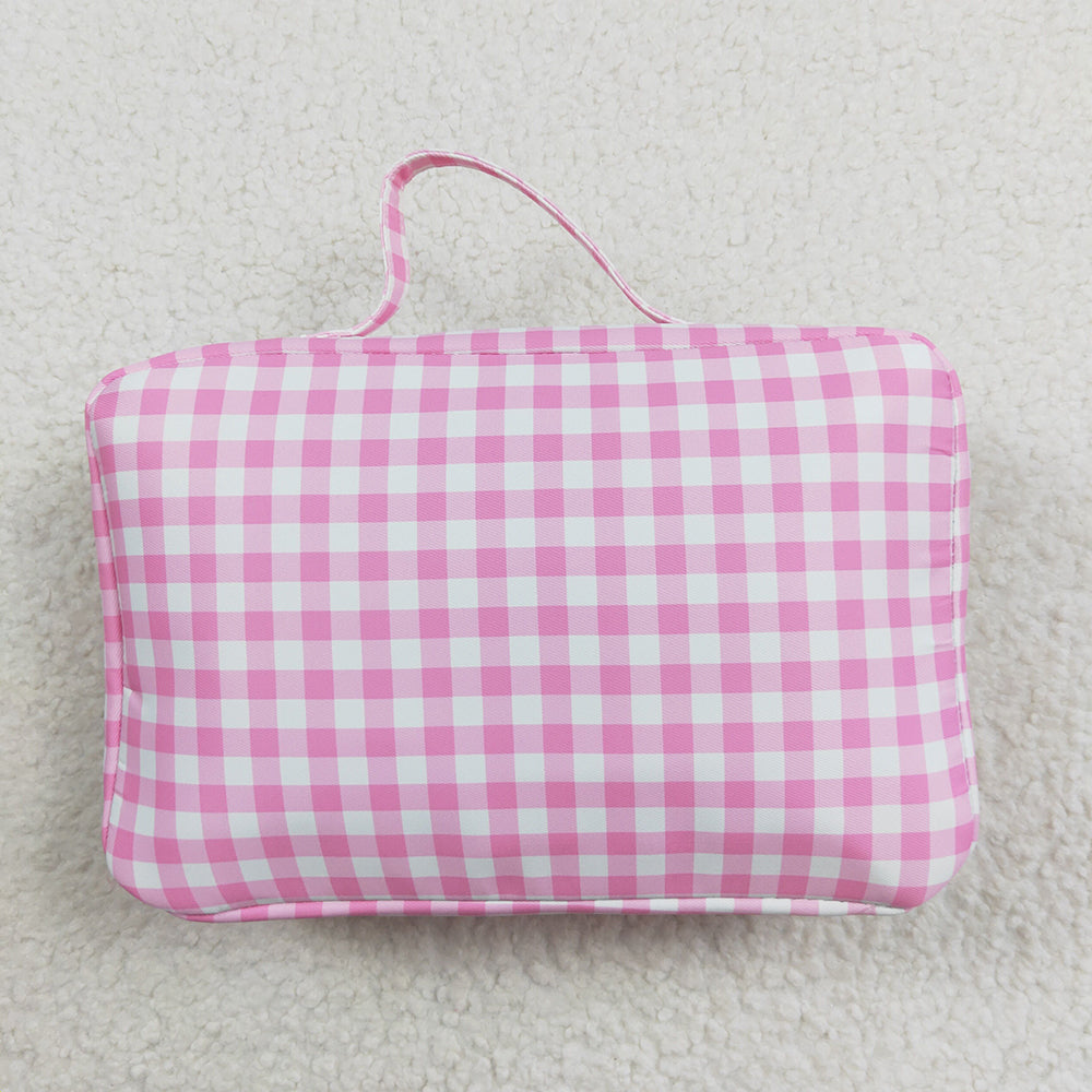 Baby Kids Checkered Lunch Dinnder Picnic Thermal Bags