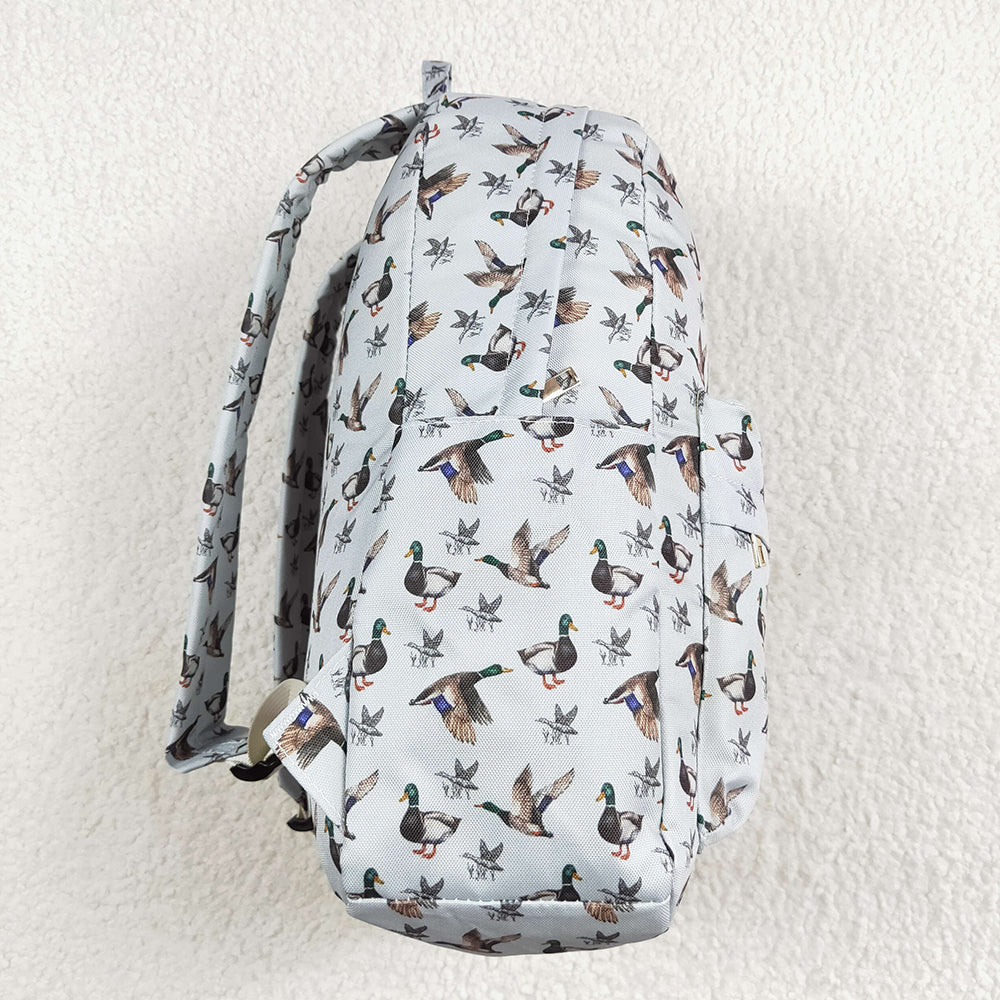 Baby Kids Ducks Grey Backpack Back Bags