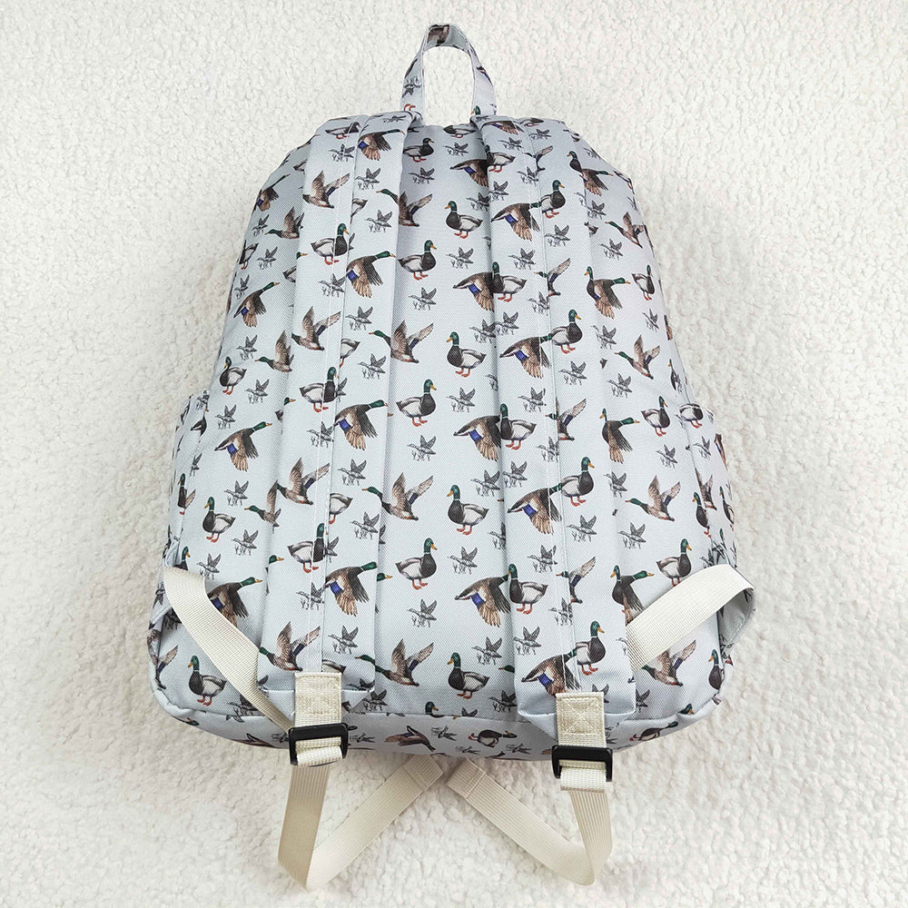 Baby Kids Ducks Grey Backpack Back Bags