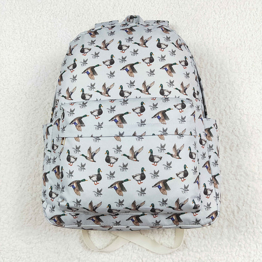 Baby Kids Ducks Grey Backpack Back Bags