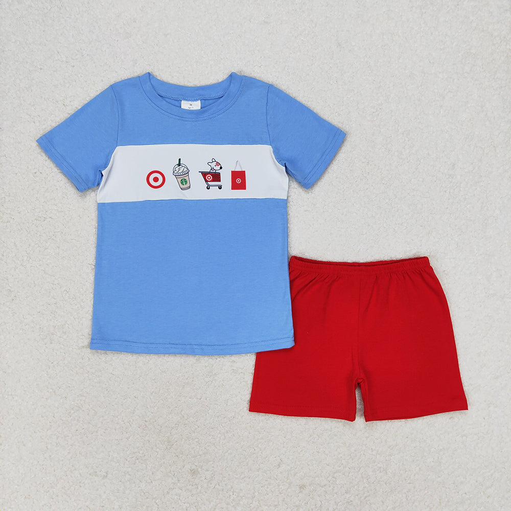 Baby Boys Coffee Cart Short Sleeve Tee Shirts Tops Shorts Clothes Sets