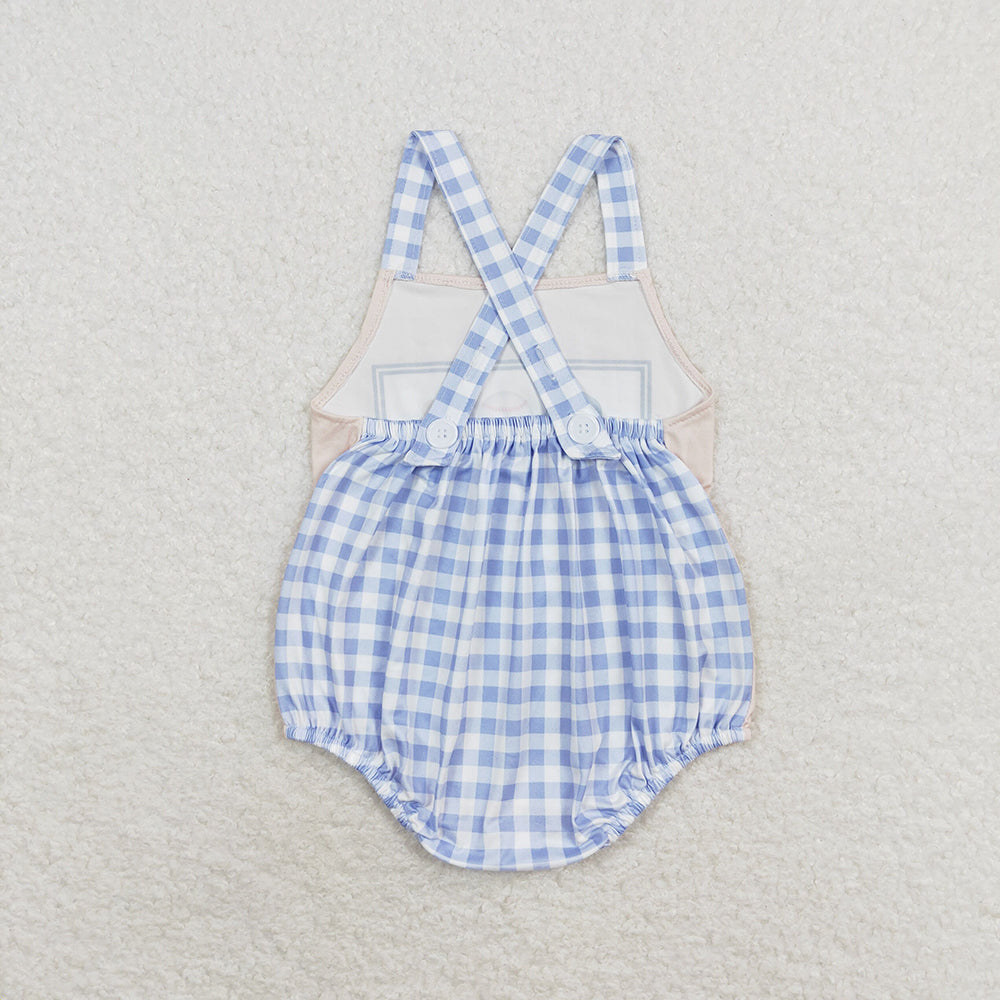 Baby Boys Baseball Straps Rompers