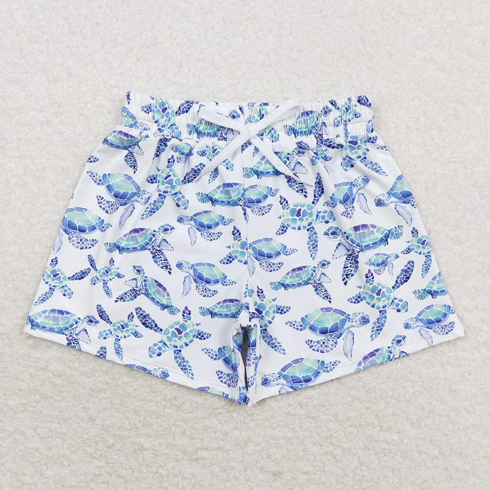 Baby Boys Sea Turtles Trunk Bottoms Swimsuits