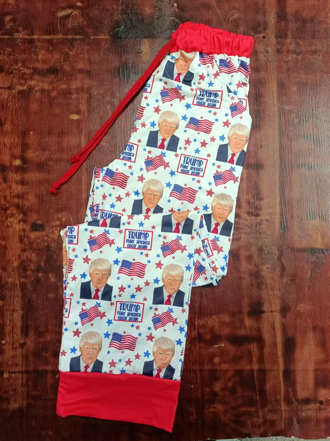 Adult Women Trump Falg Bottom Pants Preorder(moq 5)
