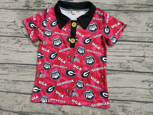 Baby Boys Georgia Short Sleeve Team Tee Shirts Tops Preorder(moq 5)