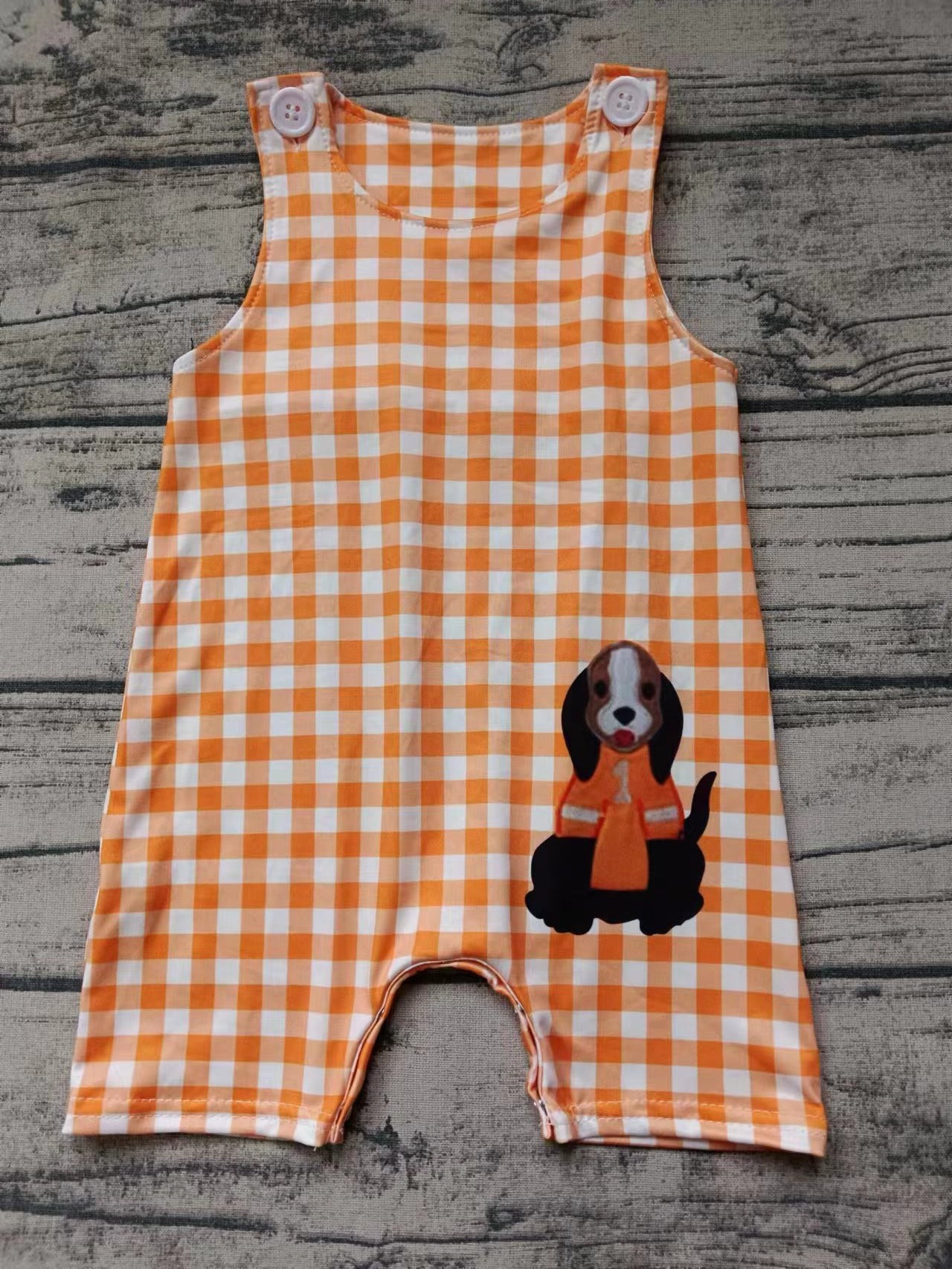 Baby Toddler Boys Dogs Tennessee Team Sleeveless Rompers preorder(moq 5)