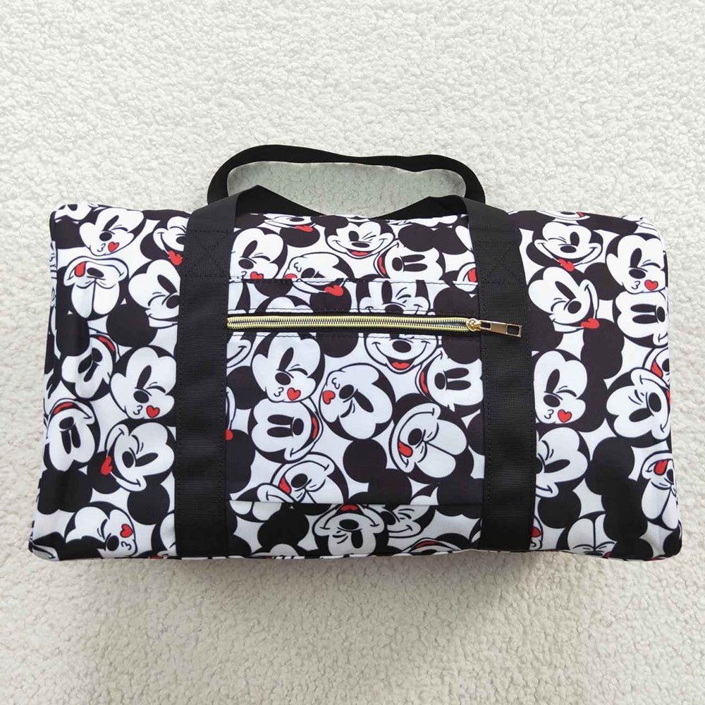 Adult Black Cartoon Gym Bags